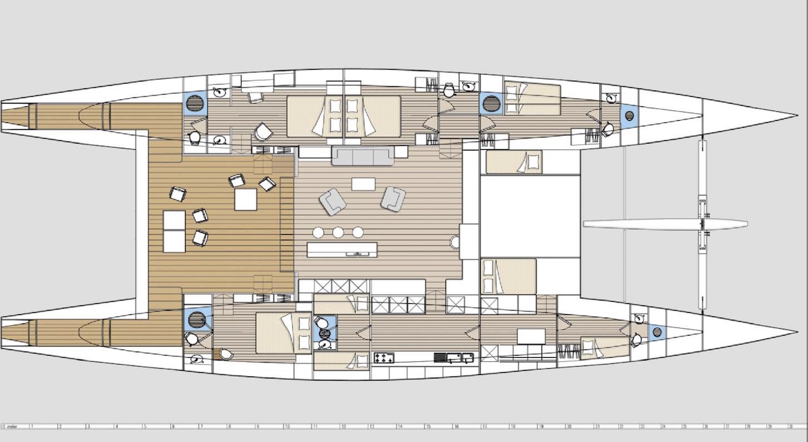 100 Feet Sailing Catamaran for saleYES-yachts.com 